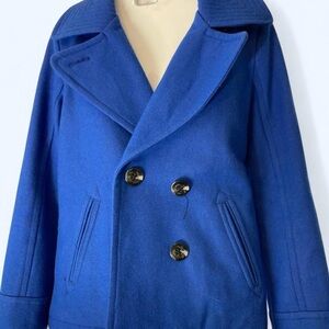 American Eagle blue peacoat Size S #peacoat button